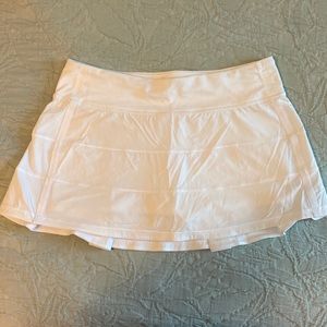 Lululemon white tennis skort